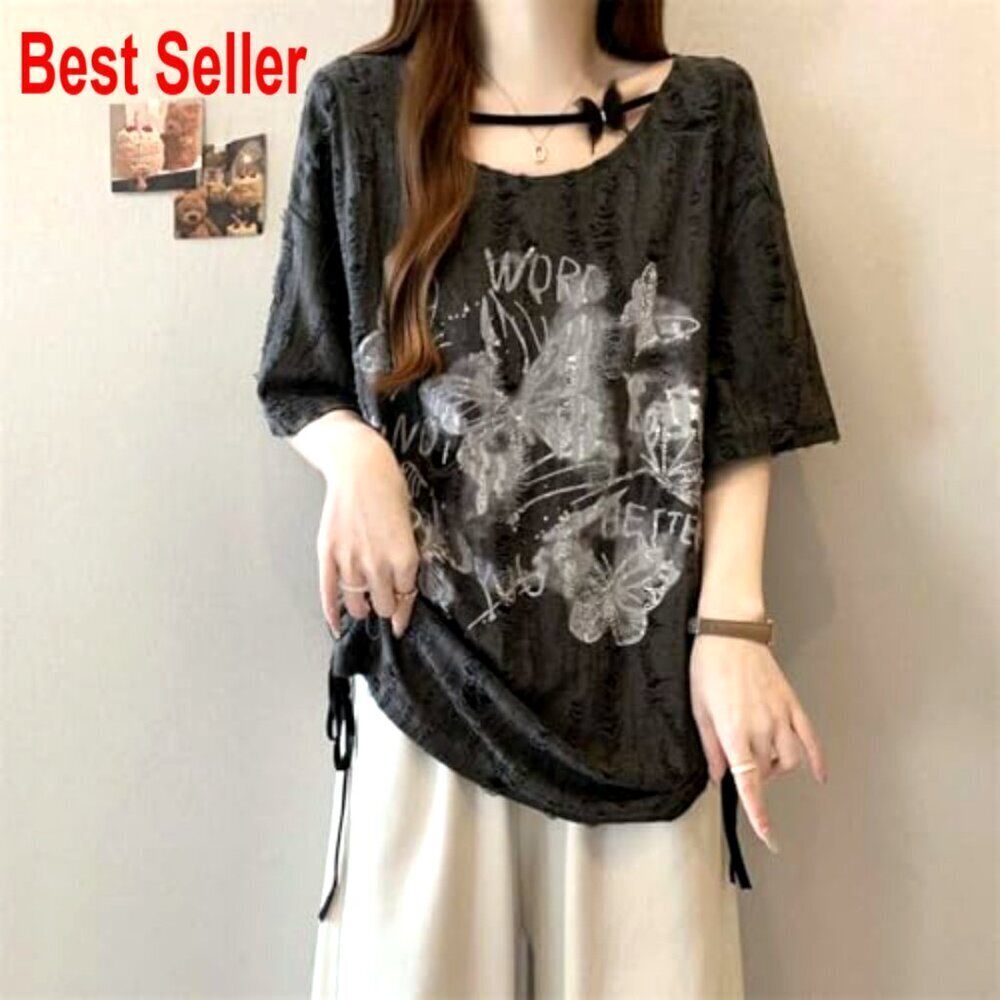 Y2K Emo Graphic Tee Vintage Grunge Style Short Sleeve T-Shirt for Kids - Picture 4 of 7